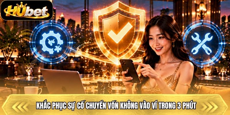 Khắc phục sự cố chuyển vốn không vào ví trong 3 phút