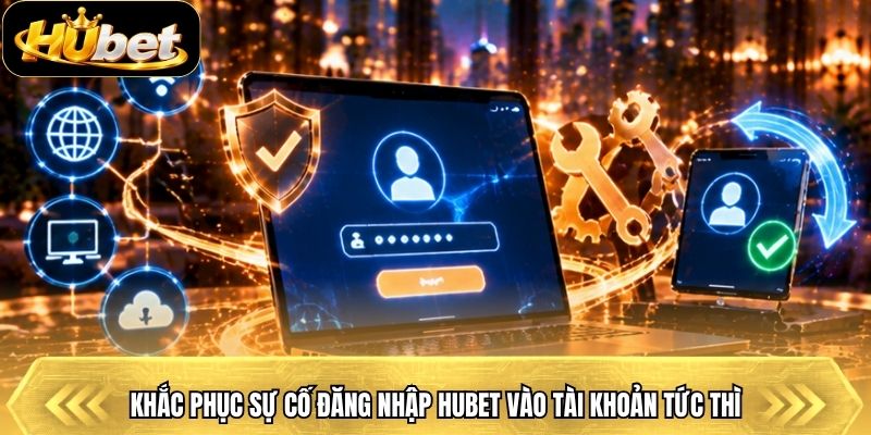 Khắc phục sự cố đăng nhập Hubet vào tài khoản tức thì