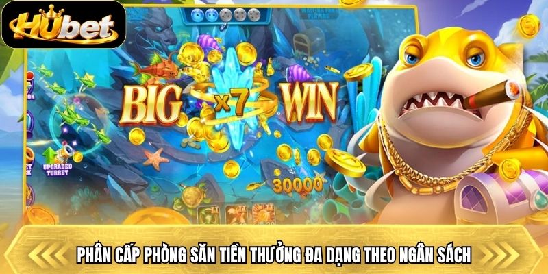 Phân cấp phòng săn tiền thưởng đa dạng theo ngân sách