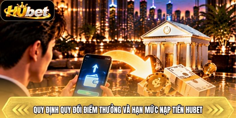 Quy định quy đổi điểm thưởng và hạn mức nạp tiền Hubet