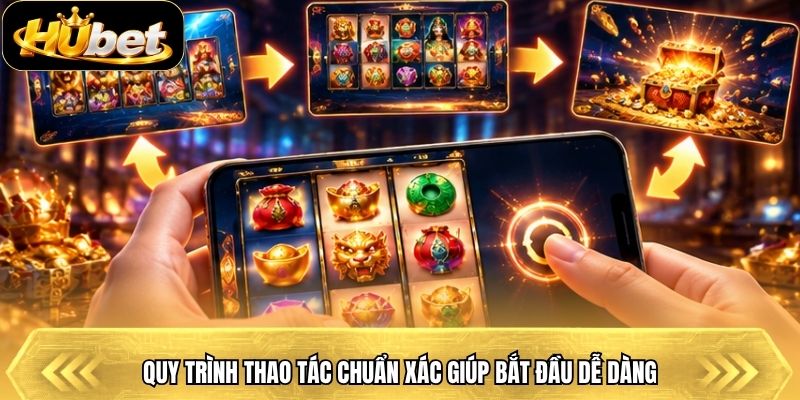 Quy trình thao tác chuẩn xác giúp bắt đầu dễ dàng