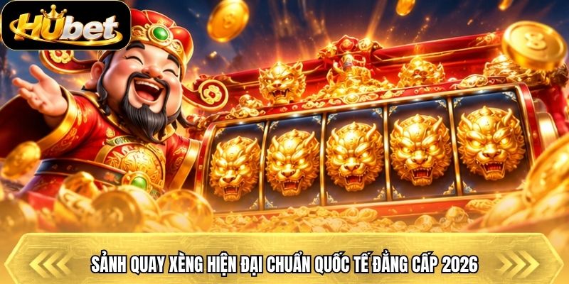 Sảnh quay xèng hiện đại chuẩn quốc tế đẳng cấp 2026